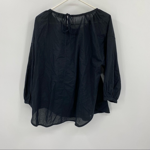 Everlane Black Blouse 8 - Picture 8 of 9